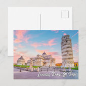 Carte Postale Leaning Tower Of Pisa, Italy (Devant / Derrière)