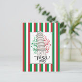 Carte Postale Leaning Tower of Pisa Italy for Travel Enthusiasts (Debout devant)