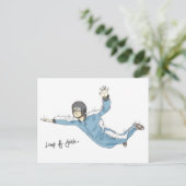 Carte postale Leap de foi (encouragement) : Skydiv (Debout devant)