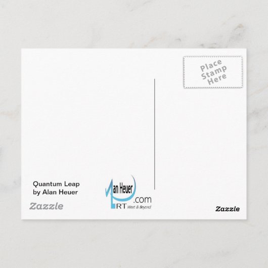 Carte Postale Leap quantique par Alan Heuer (Dos)