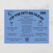 Carte Postale Leap Year Postcard Postcrossing card (Devant)