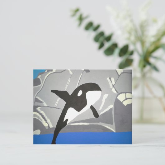 Carte Postale Leaping Whale (Debout devant)