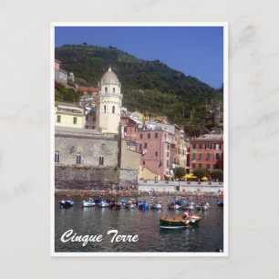 Carte Postale l'eau du cinque terre vernazza