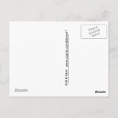 Carte postale - L'eau est superbe ! (Dos)