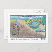 Carte Postale L'eau : La goutte de vie (Devant / Derrière)