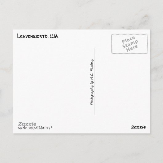 Carte Postale Leavenworth Collage 2 (Dos)