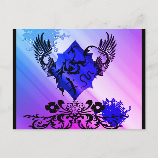 Carte Postale LeBeau dans le pourpre (Devant)