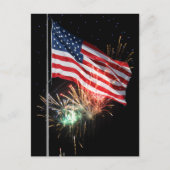 Carte Postale L'éblouissement rouge des roquettes (Devant)