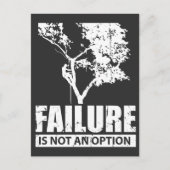 Carte Postale L'échec du grimpeur d'arbre n'est pas une option L (Devant)