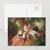 Carte Postale L'échelle de l'amour, 1715-18 (Devant / Derrière)
