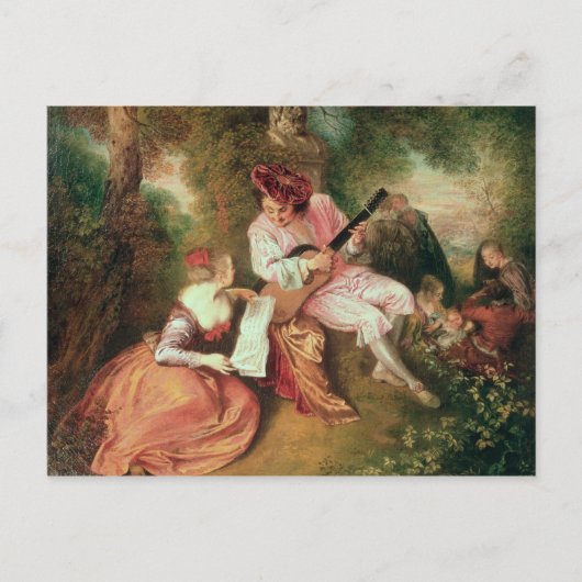 Carte Postale L'échelle de l'amour, 1715-18 (Devant)