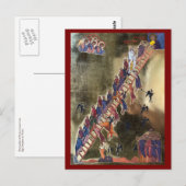 Carte Postale L'échelle de l'icône de l'astre divin (Devant / Derrière)