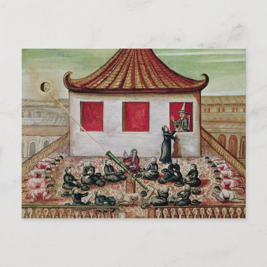 Carte Postale L'éclipse du soleil à Siam en 1688 (Devant)