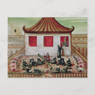 Carte Postale L'éclipse du soleil à Siam en 1688