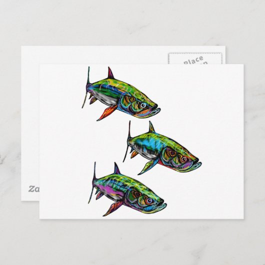 CARTE POSTALE L'ÉCOLE CONTINUE (Devant / Derrière)