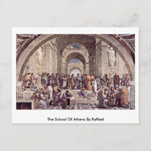 Carte Postale L'École D'Athènes Par Raffael