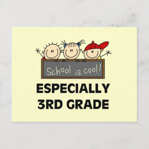 Carte Postale L'école de 3e année est des chemises et des cadeau