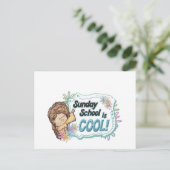 Carte Postale L'école du dimanche est COOL ! (Debout devant)