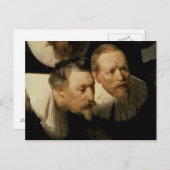Carte Postale Leçon d'anatomie du Dr Nicolaes Tulp, 1632 (Devant / Derrière)