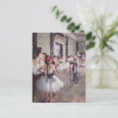 Carte Postale Leçon de ballet Edgar Degas (Debout devant)
