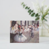 Carte Postale Leçon de ballet Edgar Degas (Debout devant)