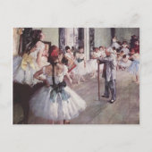 Carte Postale Leçon de ballet Edgar Degas (Devant)