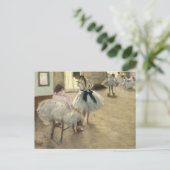 Carte Postale Leçon de danse par Edgar Degas (Debout devant)