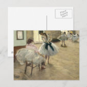 Carte Postale Leçon de danse par Edgar Degas (Devant / Derrière)
