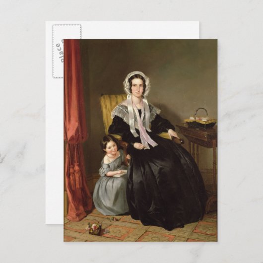 Carte Postale Leçon de lecture (Devant / Derrière)