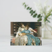 Carte Postale Leçon de musique de Lord Leighton (Debout devant)