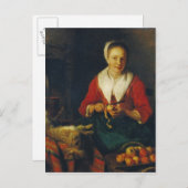 Carte Postale L'économe de pomme (Devant / Derrière)