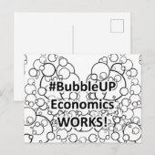 Carte Postale L'économie Bubble Up fonctionne (Devant / Derrière)