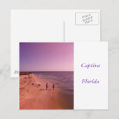 Carte Postale Leçons de pêche (Devant / Derrière)