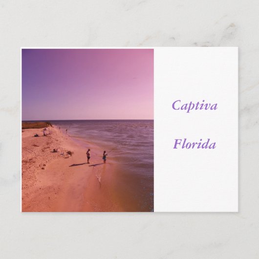 Carte Postale Leçons de pêche (Devant)