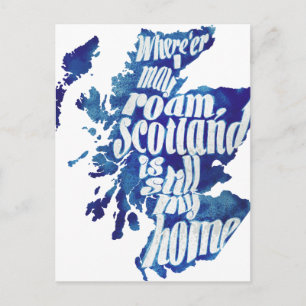 Carte Postale L'Ecosse est ma maison