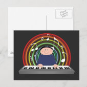 Carte Postale Lecteur clavier (Devant / Derrière)