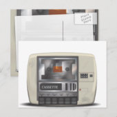 Carte Postale Lecteur de cassette (Devant / Derrière)