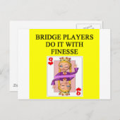 Carte Postale lecteur de pont dupliqué (Devant / Derrière)