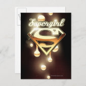 Carte Postale Lecteurs d'or Supergirl (Devant / Derrière)