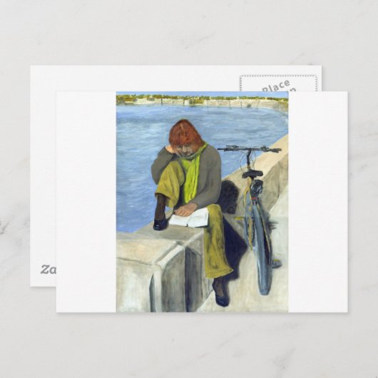 Carte Postale Lecture (Devant / Derrière)