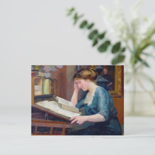 Carte Postale Lecture (Debout devant)