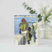 Carte Postale Lecture (Debout devant)