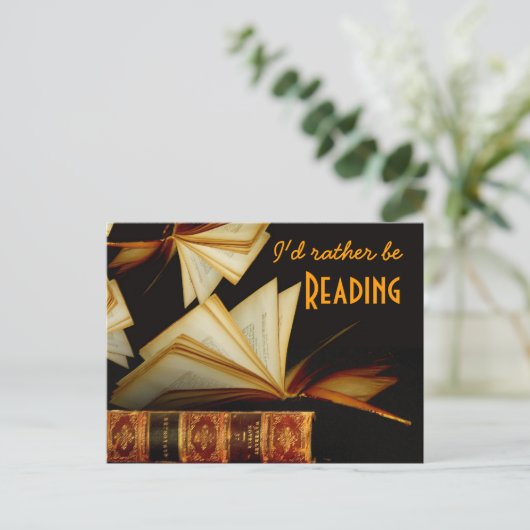 Carte Postale Lecture (Debout devant)