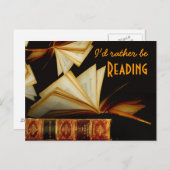 Carte Postale Lecture (Devant / Derrière)