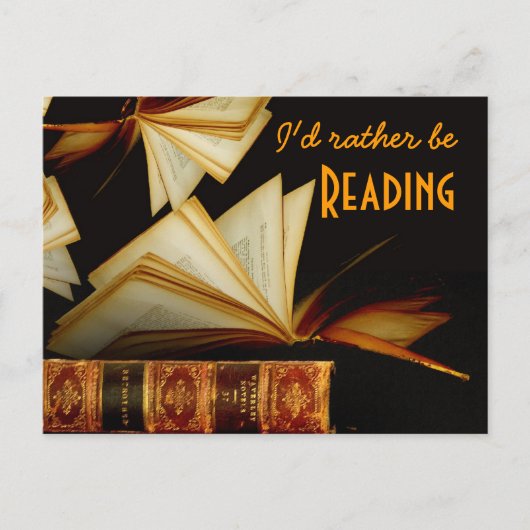 Carte Postale Lecture (Devant)