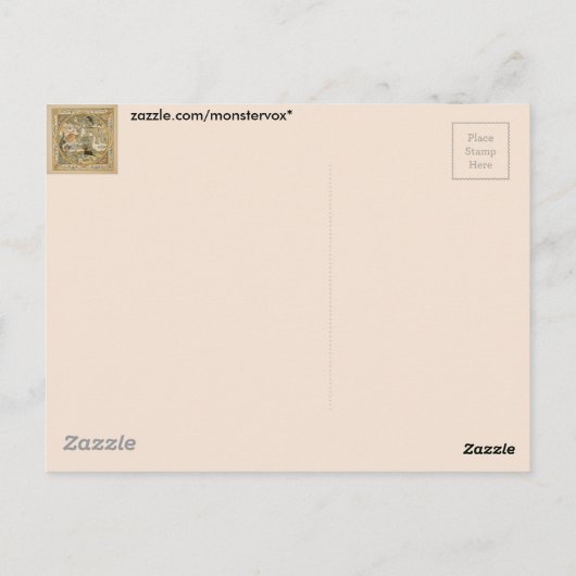 Carte Postale Lecture amusante (Dos)