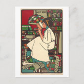 Carte Postale Lecture Art déco (Devant)