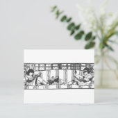 Carte Postale Lecture avec Dolly (Debout devant)