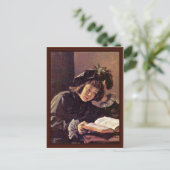 Carte Postale Lecture Boy Par Hals Frans (Debout devant)