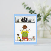 Carte Postale Lecture de garçon (Debout devant)